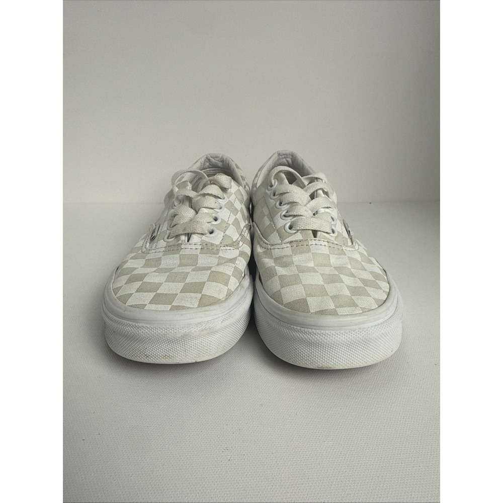 Vans Off The Wall White Checkered Low Top Lace Up Sneakers Womens Size 8.5 - Picture 3 of 11